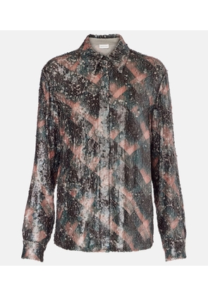 Dries Van Noten Sequined shirt