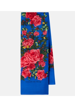 Magda Butrym Floral wool scarf
