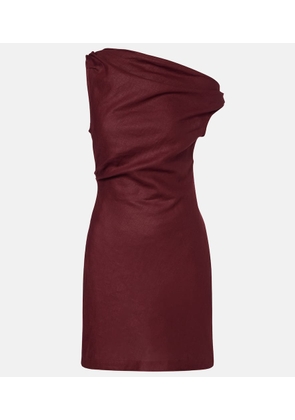 Faithfull Suis draped linen minidress