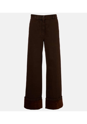 Dries Van Noten High-rise straight jeans