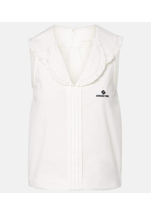 Shushu/Tong Ruffled cotton top