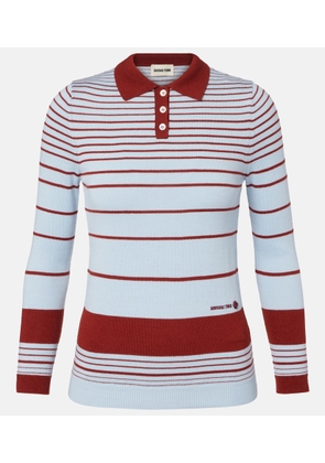 Shushu/Tong Striped polo sweater