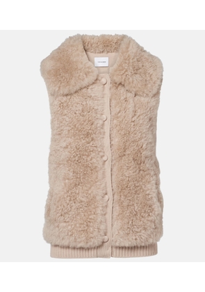 Yves Salomon Shearling vest