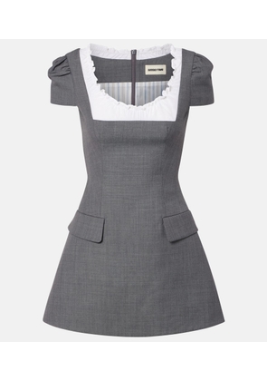 Shushu/Tong Ruffled minidress