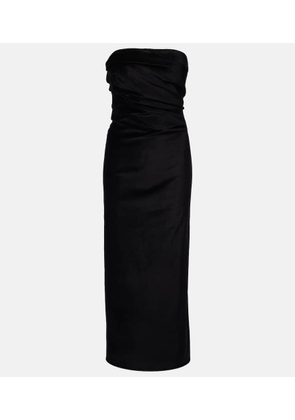 Tove Sabella velvet midi dress