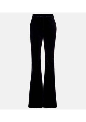 Max Mara Vetrino cotton velvet flared pants