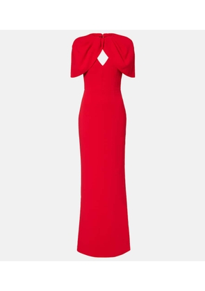 Rebecca Vallance Cameron caped crepe gown