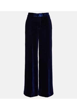 Etro Velvet wide-leg pants