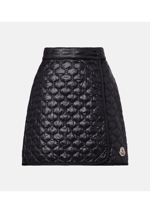 Moncler Quilted wrap skirt