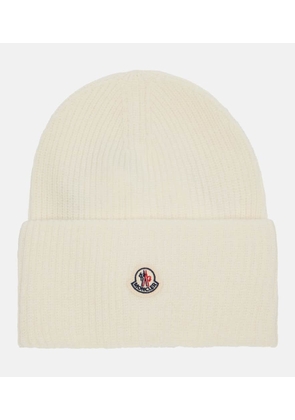 Moncler Ribbed-knit virgin wool beanie