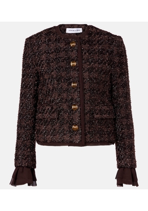 Veronica Beard Audrina metallic tweed jacket