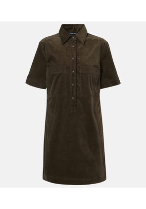 Veronica Beard Koulis cotton-blend corduroy minidress