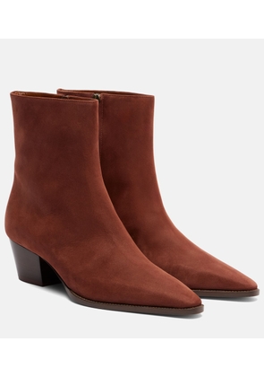 Manolo Blahnik Aliera 50 suede ankle boots