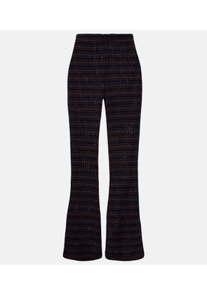 Veronica Beard Yadira Kick knitted flared pants