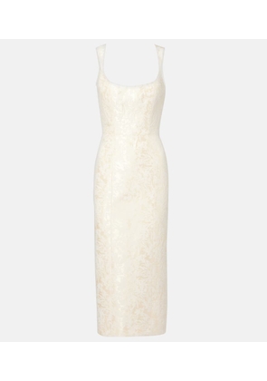 Markarian Numa velvet midi dress