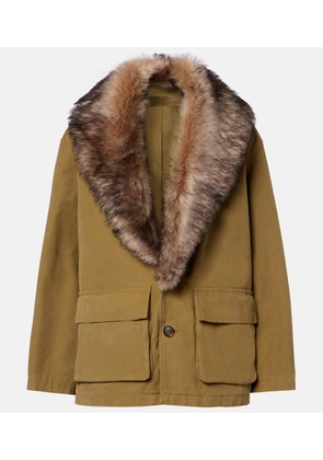 Nili Lotan Ronay shearling-trimmed cotton parka