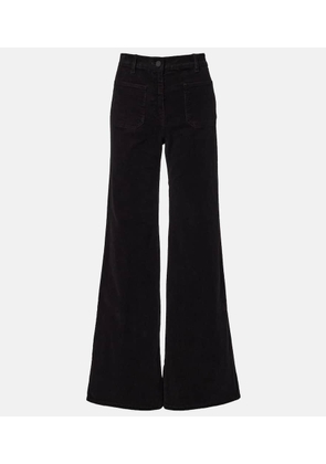 Nili Lotan Florence cotton-blend corduroy flared pants