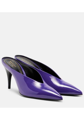 Gucci Gucci 97 patent leather mules