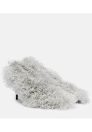 Gucci Musa shearling pumps