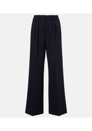 Max Mara Molo pleated wool and cotton-blend pants