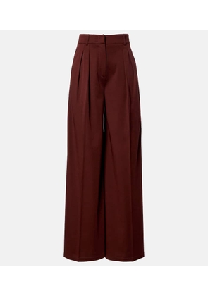 Max Mara Natale high-rise wool wide-leg pants