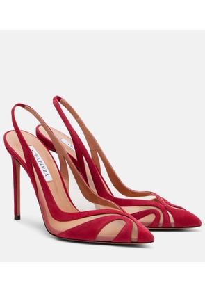 Aquazzura Lune Sling 105 slingback pumps