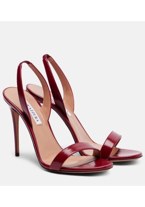 Aquazzura So Nude 105 leather sandals