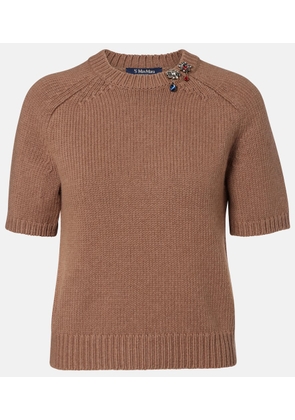 'S Max Mara Knitted wool and cashmere top