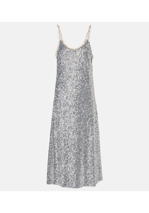 Rabanne Sequined midi dress