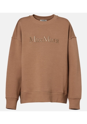 'S Max Mara Monza cotton-blend jersey sweatshirt