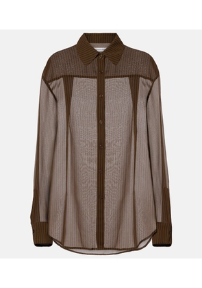 The Frankie Shop Peri pinstripe shirt
