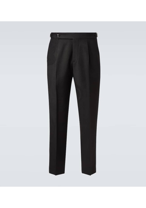 Brunello Cucinelli Silk, wool, and mohair suit pants