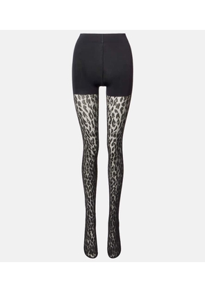 Wolford Leopard-print tights