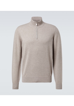 Brunello Cucinelli Cashmere half-zip sweater