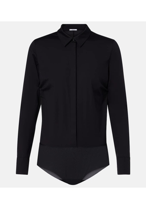 Wolford Cotton-blend poplin bodysuit
