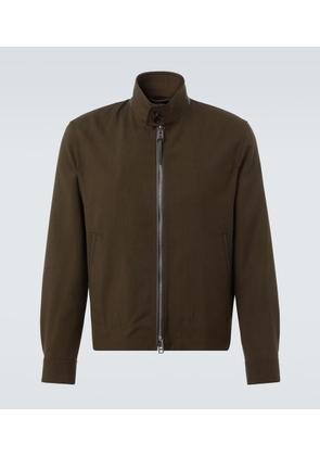 Tom Ford Wool, cashmere, and silk blouson jacket