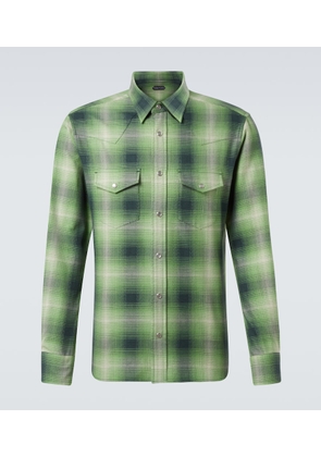 Tom Ford Checked cotton shirt