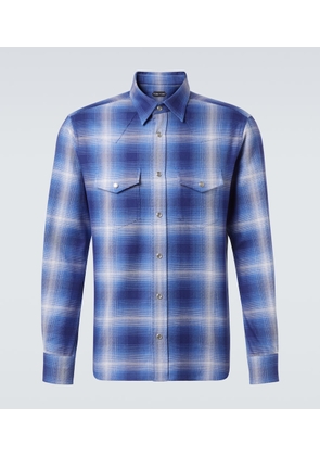 Tom Ford Checked cotton shirt
