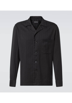 Tom Ford Striped cotton and silk shirt