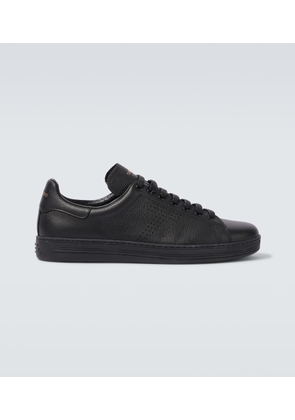 Tom Ford Warwick perforated leather sneakers