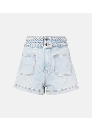 Veronica Beard Elijah high-rise denim shorts