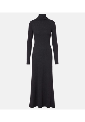 Staud Vanya turtleneck jersey maxi dress