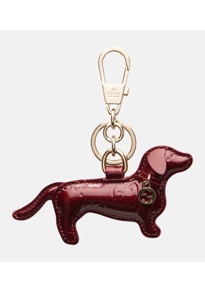 Gucci Patent leather keychain