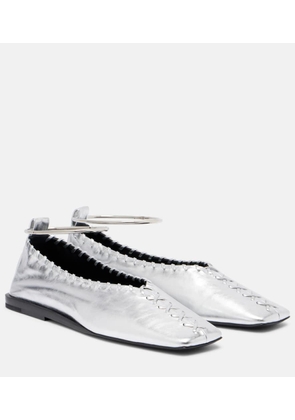 Jil Sander Leather ballet flats