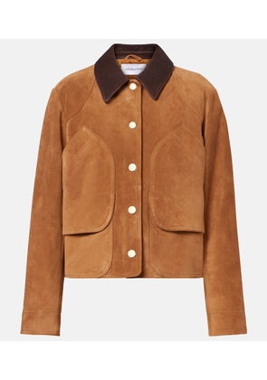 Veronica Beard Walters suede field jacket