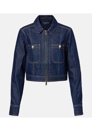Veronica Beard Patty cropped denim jacket