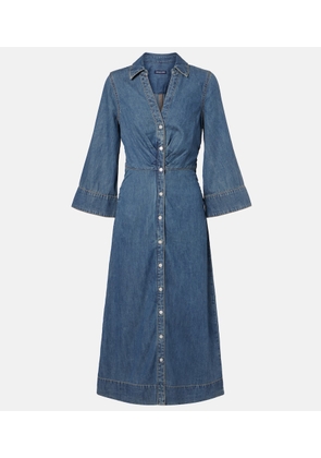 Veronica Beard Haydon denim shirt dress