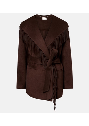 Simkhai Rowen fringed wool-blend jacket