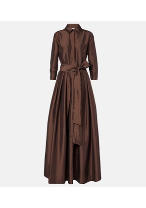 Simkhai Julip belted taffetta gown