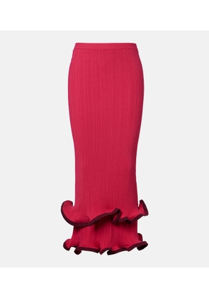 Simkhai Millie ruffled midi skirt